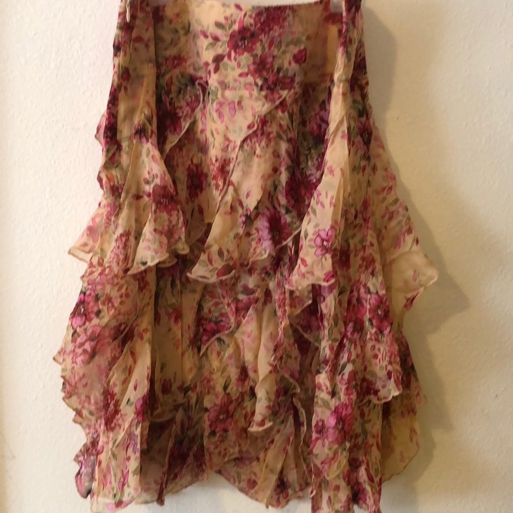 Sundance Ruffled Skirt size 14 New! - Picture 3 of 8